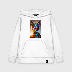 Детская толстовка-худи Cyber-fox - neural network