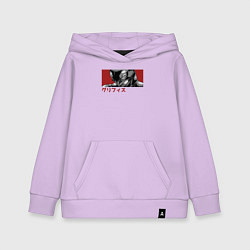 Толстовка детская хлопковая Гриффит Фемто, цвет: лаванда