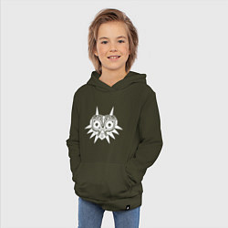 Толстовка детская хлопковая Легенды о Зельде - дух, цвет: хаки — фото 2