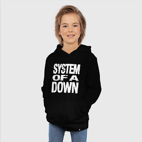 Детская толстовка-худи SoD - System of a Down / Черный – фото 3