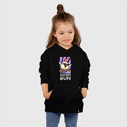 Толстовка детская хлопковая Chicken Gun - Game, цвет: черный — фото 2