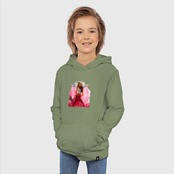 Толстовка детская хлопковая Суши Девон Аоки Honda s2000, цвет: авокадо — фото 2