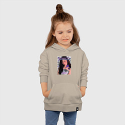 Толстовка детская хлопковая Giselle - Aespa, цвет: миндальный — фото 2
