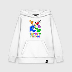 Детская толстовка-худи Rainbow Friends персонажи