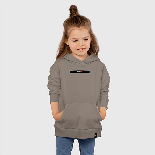 Детская толстовка-худи Ялта города России / Утренний латте – фото 4