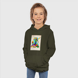 Толстовка детская хлопковая Le Petit Prince, цвет: хаки — фото 2