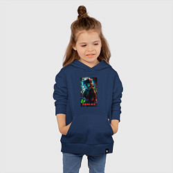 Толстовка детская хлопковая Roblox avatar, цвет: тёмно-синий — фото 2