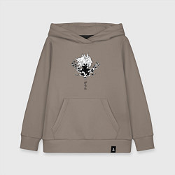 Толстовка детская хлопковая Просто Габимару - Адский рай, цвет: утренний латте