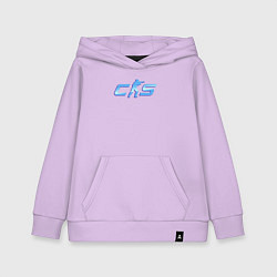 Толстовка детская хлопковая CS2 blue logo, цвет: лаванда