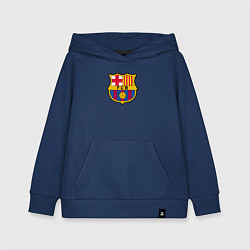 Толстовка детская хлопковая Barcelona fc sport, цвет: тёмно-синий