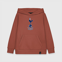 Толстовка детская хлопковая Tottenham Hotspur fc sport, цвет: кирпичный