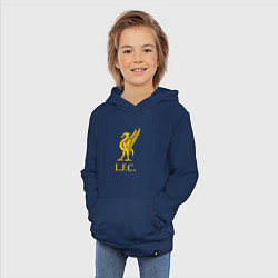 Толстовка детская хлопковая Liverpool sport fc, цвет: тёмно-синий — фото 2