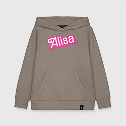 Толстовка детская хлопковая Alisa - retro Barbie style, цвет: утренний латте