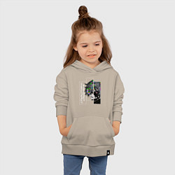 Толстовка детская хлопковая Jigokuraku Gabimaru, цвет: миндальный — фото 2