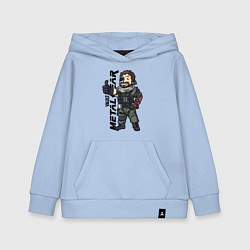 Толстовка детская хлопковая Vault - Snake solid, цвет: мягкое небо