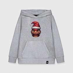 Толстовка детская хлопковая Маленький дракон новогодний 2024, цвет: меланж