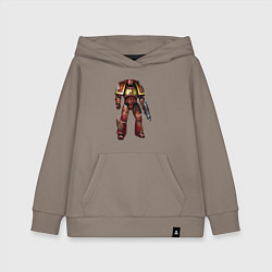 Толстовка детская хлопковая Астартес кровавый ангел, цвет: утренний латте