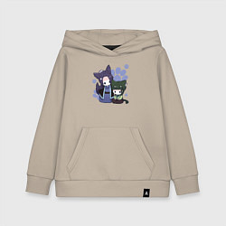 Толстовка детская хлопковая Джинши и Маомао, цвет: миндальный