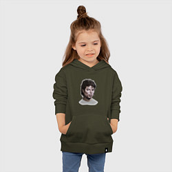 Толстовка детская хлопковая Майкл Джексон, цвет: хаки — фото 2