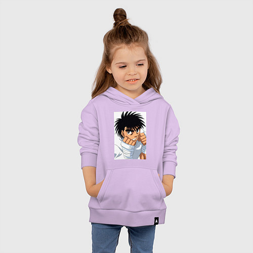 Детская толстовка-худи Иппо Боксер / Лаванда – фото 4