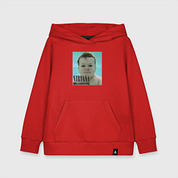 Толстовка детская хлопковая Nirvana x Hasbik, цвет: красный