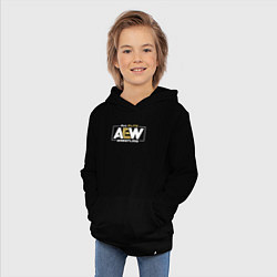 Толстовка детская хлопковая All Elite Wrestling AEW, цвет: черный — фото 2