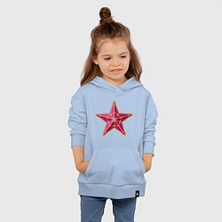 Толстовка детская хлопковая Класна Звезда, цвет: мягкое небо — фото 2