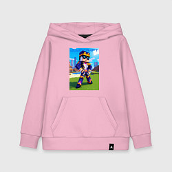 Детская толстовка-худи Jotaro Kujo and Minecraft - collaboration