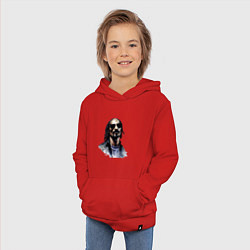 Толстовка детская хлопковая Snoop dog, цвет: красный — фото 2