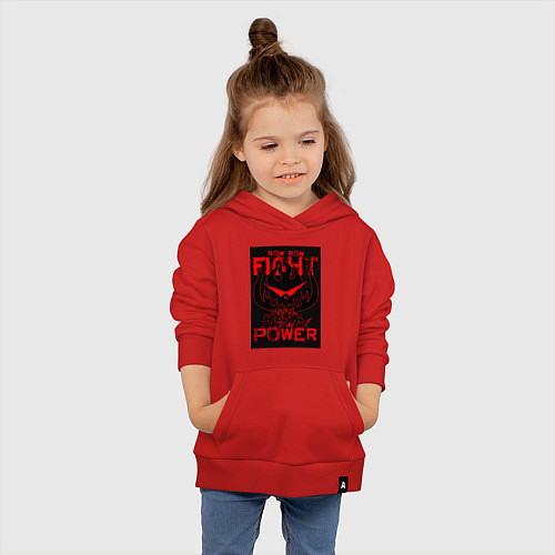Детская толстовка-худи Камина Гуррен Дан / Красный – фото 4