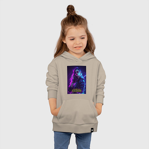 Детская толстовка-худи League of Legends Kaisa Kda / Миндальный – фото 4