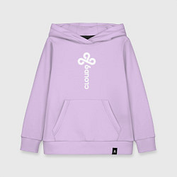 Детская толстовка-худи Cloud9 - vertical logo