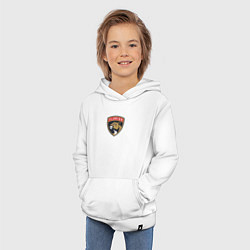 Толстовка детская хлопковая Florida Panthers NHL, цвет: белый — фото 2