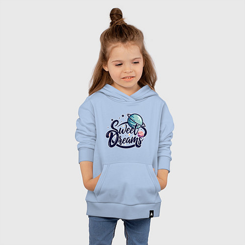 Детская толстовка-худи Sweet dreams космос / Мягкое небо – фото 4