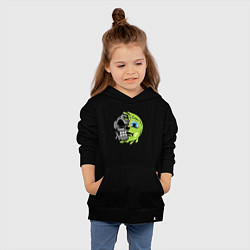 Толстовка детская хлопковая Green smile, цвет: черный — фото 2
