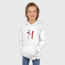 Толстовка детская хлопковая Depeche Mode - Roses violator, цвет: белый — фото 2