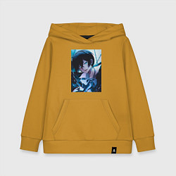 Толстовка детская хлопковая Ванитас мемуар, цвет: горчичный