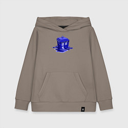 Толстовка детская хлопковая Tardis ink, цвет: утренний латте