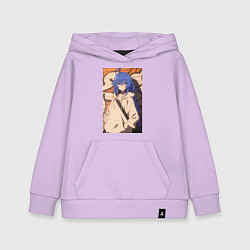 Толстовка детская хлопковая Реинкарнация безработного Рокси Мигурдия арт, цвет: лаванда