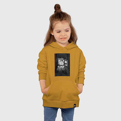 Детская толстовка-худи Марин Китагава Гяру / Горчичный – фото 4