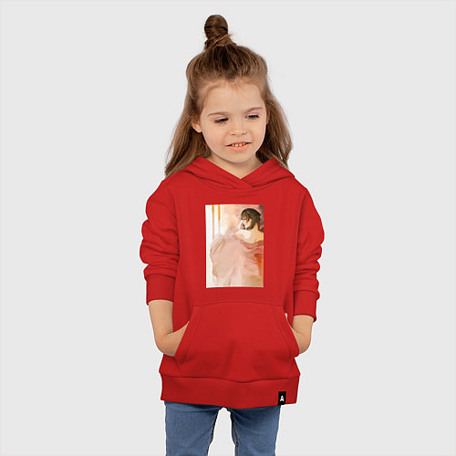 Детская толстовка-худи Монолог фармацевта Маомао арт / Красный – фото 4