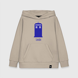 Детская толстовка-худи Tardis - London