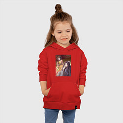 Толстовка детская хлопковая Монолог фармацевта Жэньши выпивает, цвет: красный — фото 2