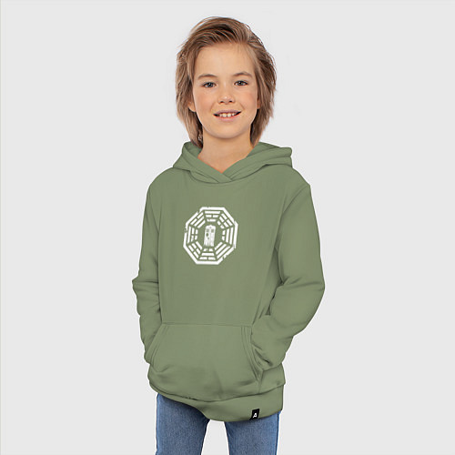 Детская толстовка-худи Тардис дхарма / Авокадо – фото 3