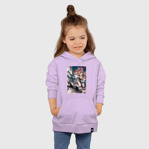 Детская толстовка-худи Реинкарнация безработного Эрис Бореас Грейрат Орст / Лаванда – фото 4