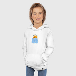 Толстовка детская хлопковая Вот оно какое наше лето, цвет: белый — фото 2