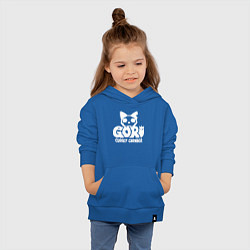Толстовка детская хлопковая Goro cuddly carnage logo, цвет: синий — фото 2