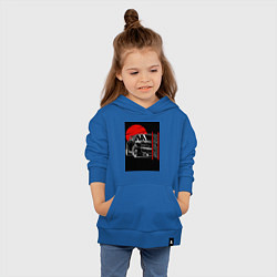 Толстовка детская хлопковая Toyota Supra авто, цвет: синий — фото 2