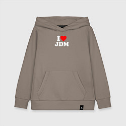 Детская толстовка-худи I love JDM
