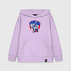 Детская толстовка-худи Elephant USA